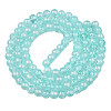 Translucent Crackle Glass Beads Strands CCG-T003-01G-2