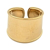 304 Stainless Steel Open Cuff Ring for Women RJEW-U014-16G-2