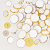 Olycraft 80Pcs 4 Style Plastic Shank Buttons BUTT-OC0001-52-4