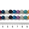 Dyed & Heated Natural Dragon Veins Agate Beads Strands X-G-P539-A01-20-5