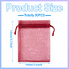 50Pcs Organza Bags Jewellery Storage Pouches Wedding Favour Party Mesh Drawstring Gift OP-TA0001-16D-3