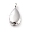 Non-Tarnish 304 Stainless Steel Urn Pendants STAS-D179-19P-2