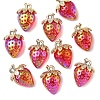 10Pcs Transparent Acrylic Pendants MACR-FS0002-08C-3