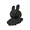 Cartoon Rabbit Enamel Pin JEWB-G017-01EB-02-2