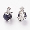 Synthetic Blue Goldstone Pendants G-G713-I10-2