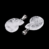 Natural Quartz Crystal Pendants G-Q601-45I-2