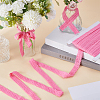 Gorgecraft 20M Polyester Stretch Frilly Edge Lace Ribbon OCOR-GF0003-37A-4