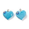 Handmade Evil Eye Lampwork Pendants LAMP-M015-03D-2