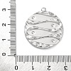 Anti-Tarnish 304 Stainless Steel Pendants STAS-K293-04P-3