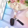 Cotton Braided Flower Pendant Decorations AJEW-TAC0030-032G-15-5