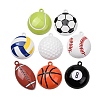 Baking Paint Alloy Pendants AL-CBAFE77-03-1