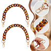 2Pcs Resin Curb Chain Bag Extension Chains FIND-BBC0002-50A-6
