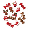 Christmas Theme Opaque Resin Decoden Cabochons RESI-H164-04-1