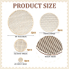 8Pcs 4 Styles Wood Embroidery Board DIY-BC0014-91-2