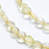Natural Lemon Quartz Beads Strands G-D0003-A35-3