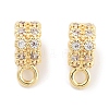 Brass with Cubic Zirconia Pendants KK-P271-07G-1
