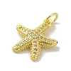 Brass Micro Pave Cubic Zirconia Pendants KK-M283-22A-01-2