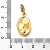 Oval 304 Stainless Steel Rhinestone Pendant Decoration STAS-R159-49G-01-3