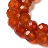 Dyed & Heated Natural Agate Beads Strands G-P539-E01-01-4