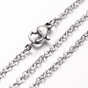 Non-Tarnish 304 Stainless Steel Necklace STAS-J023-05P-2