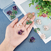 SUPERFINDINGS 12Pcs 3 Styles Natural Gemstone Pendants FIND-FH0004-67-3