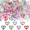 120Pcs Transparent Acrylic Beads OACR-SP0002-23-1