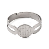 316 Stainless Steel Pad Ring Settings STAS-D375-03P-2