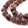 Natural Purple Aventurine Round Bead Strands LS-G-E334-6mm-21-5