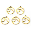 PVD Vacuum Plating 201 Stainless Steel Pendants X-STAS-N092-95G-2