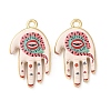 Religion Printed Alloy Pendants AL-CBA7256-24G-01-1