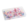120Pcs 11 Colors Transparent Spray Paint Glass Beads GLAA-FS0002-12A-6
