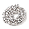 Electroplated Shell Pearl Beads Strands BSHE-C006-06C-2