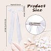 1Pc Iron Alligator Hair Clips OHAR-DR0001-03-2