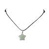 Natural Green Aventurine  Pendant Necklaces NJEW-JN04931-1