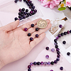 2 Strands Natural Striped Agate/Banded Agate Beads Strands G-NB0002-75-3