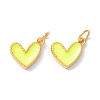 Rack Plating Brass Enamel Charms KK-D073-27G-06-2