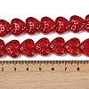 Transparent Glass Beads Strands X-GLAA-H038-01F-4