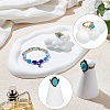 WADORN 3Pcs 3 Style Gesso Jewelry Plate DJEW-WR0001-02-4