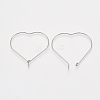 Tarnish Resistant 304 Stainless Steel Hoop Earring Findings STAS-T045-49B-2