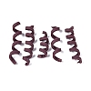 Handmade Polymer Clay Spiral Beads FIND-Q122-01H-1