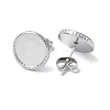 304 Stainless Steel Stud Earring Findings STAS-F286-11P-2