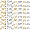 60Pcs 6 Colors Rack Plating Alloy Connector Charms FIND-SC0011-09A-1