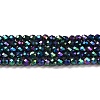 Electroplate Glass Beads Strands LS-GLAA-H021-01A-FP11-2