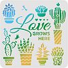 Plastic Reusable Drawing Painting Stencils Templates DIY-WH0172-461-1