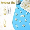 65Pcs 13 Styles ABS Plastic Imitation Pearl Pendants PALLOY-CJ00169-2