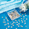 CREATCABIN 600Pcs 4 Style Brass & 316 Surgical Stainless Steel Spacer Beads STAS-CN0001-14-7