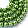 Baking Painted Glass Pearl Bead Strands X-HY-Q003-3mm-13-1