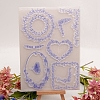 Geometric Transparent Clear Silicone Stamp/Seal SCRA-PW0009-03-3