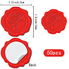 Adhesive Wax Seal Stickers DIY-CP0010-69F-2