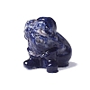 Christmas Natural Sodalite Carved Santa Claus Figurines Statues for Home Office Desktop Decoration PW-WG1B453-02-1